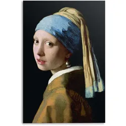 Glasbild GIRL WITH A PEARL (BHT 78x116x1,20 cm) - BHT 78x116x1,20 cm