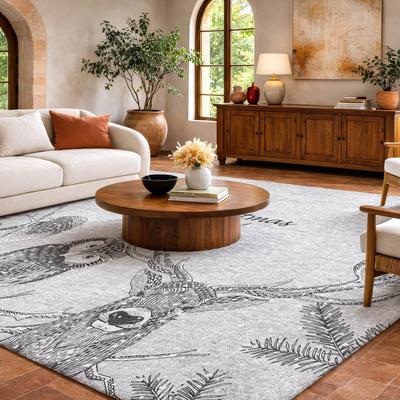Addison Rugs Premium Washable Super Soft Merry Christmas Animals Dream Shag Rug