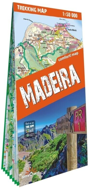 Terra Quest Carte de randonnée plastifiée - Madère   TerraQuest