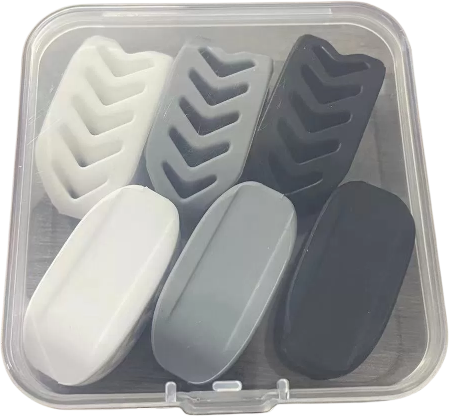 INF Kiefertrainer Masseter Exerciser Silikon 12er-Pack