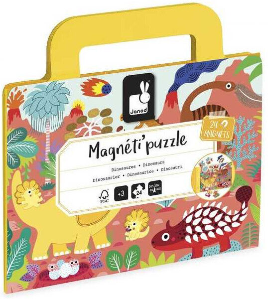 Magneti'Puzzle Dino 24 Pcs - Janod