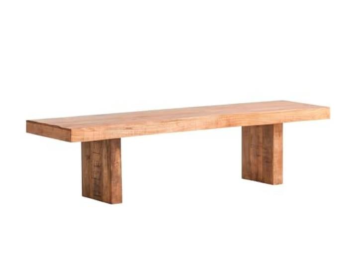 Woodkings Sitzbank Country Massive Holzbank 170x45x45 cm rustikales Landhausdesign für Esszimmer Platzsparendes Küchenmöbel