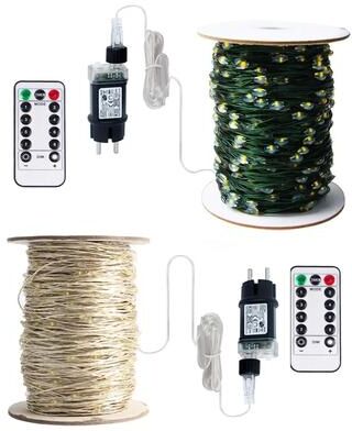 Fusion Finds 100M LED String Lights: Silver Wire Fairy Lights For Outdoor Christmas Party Decoration US PLUG
