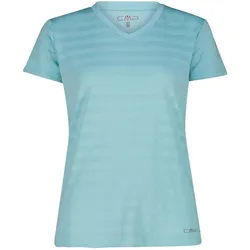 CMP Campagnolo, Damen, Sportshirt, Sporttop mit horizontalen Netzdetails Damen (XXS), Türkis