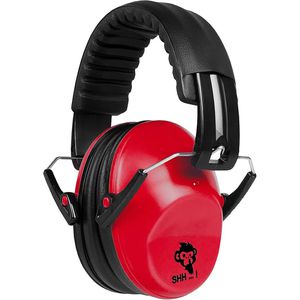 ACE-Instruments Kapselgehörschutz SHH...!, 631042, für Kinder, faltbar, rot, SNR 26 dB