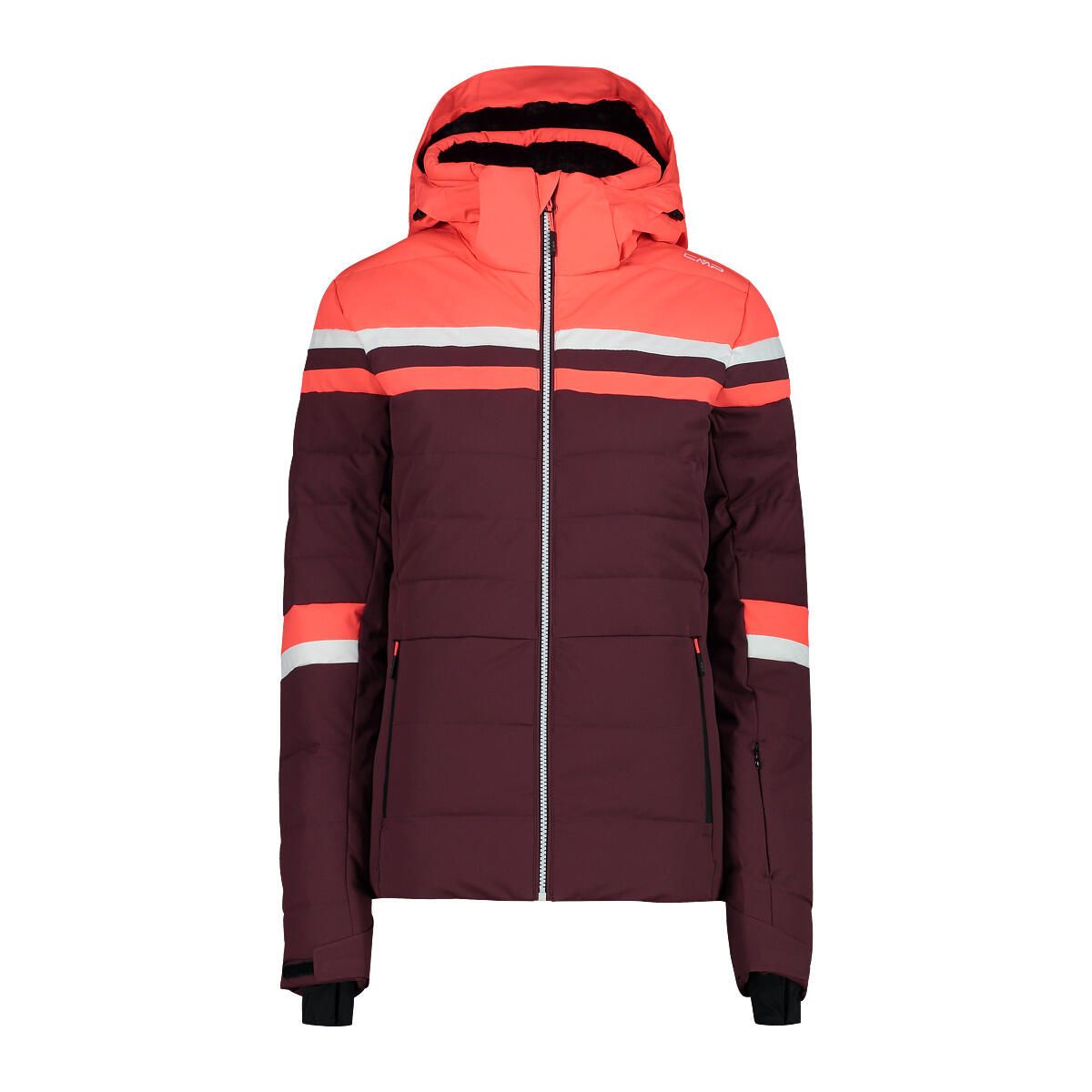 CMP Woman Jacket FIX Hood burgundy (C919) 46 33W0736-C919-46