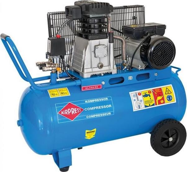 Airpress HL 340-90 compressor met 340 liter per minuut en 10 bar