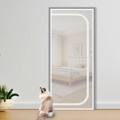 Useful Little Things Zipper Screen Door Net U Shaped Thicken Heavy Duty Pet Resistant Mesh Screen Door Curtain white 35.4 X 82.7 In