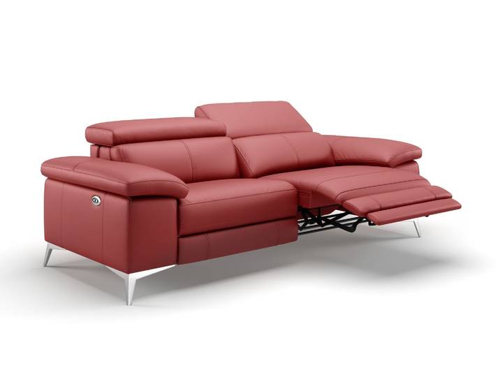 Ledercouch MILANO mit Relaxfunktion 3-Sitzer