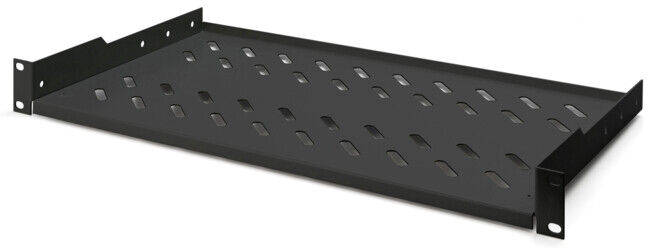 DIGITUS Étagère 19 pouces 1U DN-19 TRAY-1-SW noire (DN-19 TRAY-1-SW)