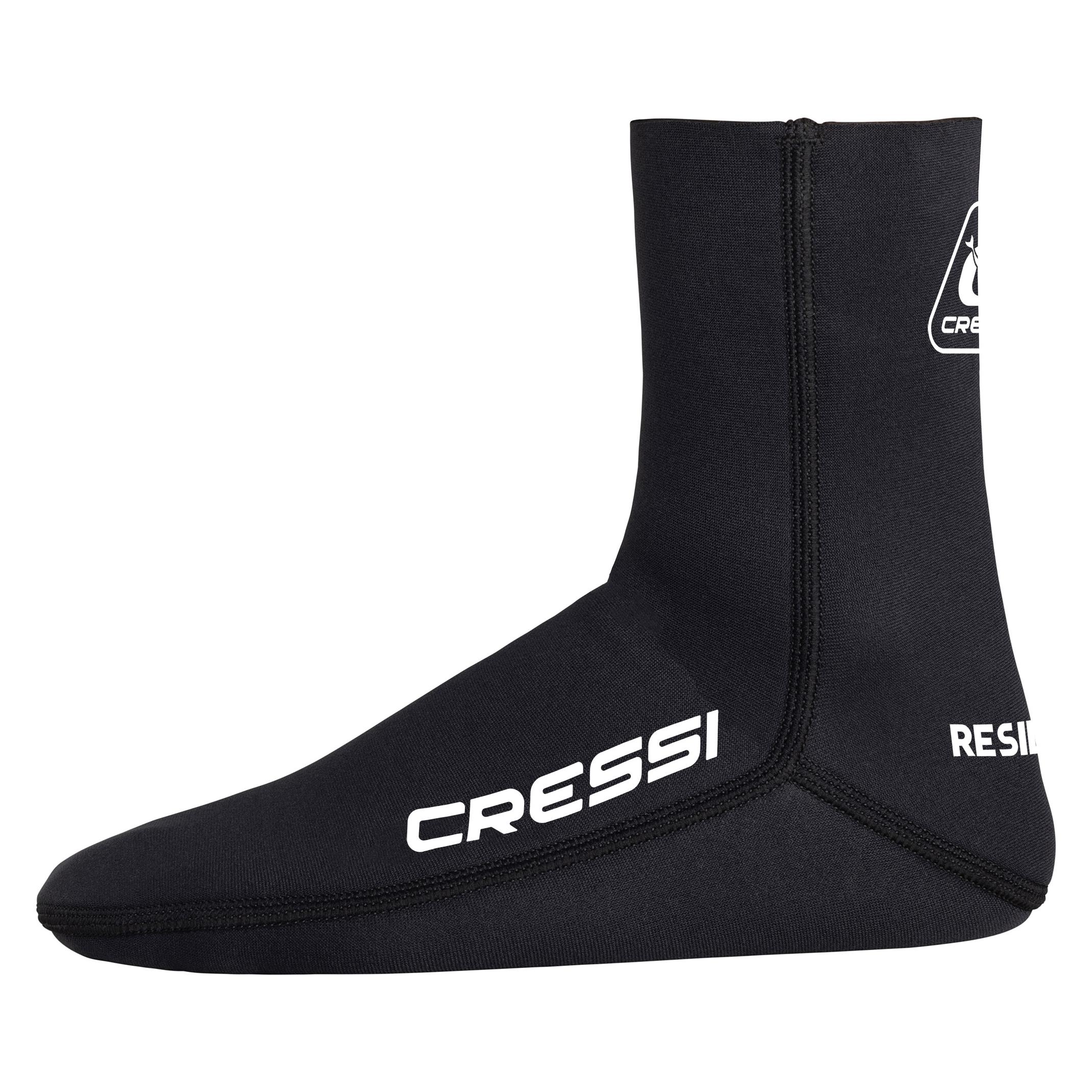 Cressi Resilient Neoprene Socks (3 mm, 5 mm, L) (XLX433413)