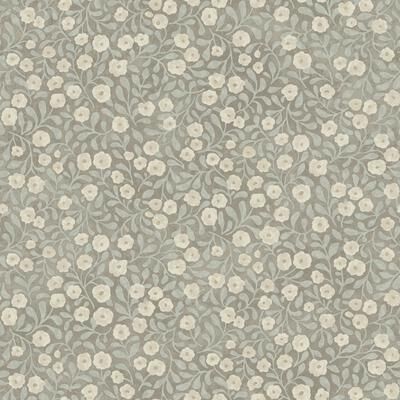 Chesapeake Poppy Trail Aqua Floral Wallpaper