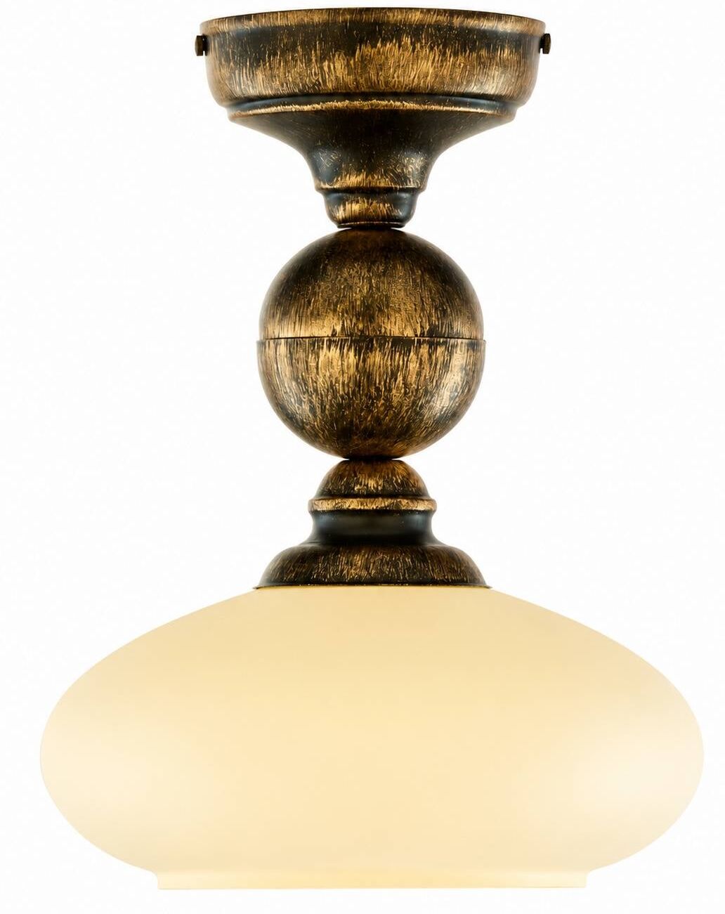 Deckenlampe Bolero Jupiter, dimmbar, creme / amber, für Wohn- / Esszimmer, Metall, Antik, Deckenlampe