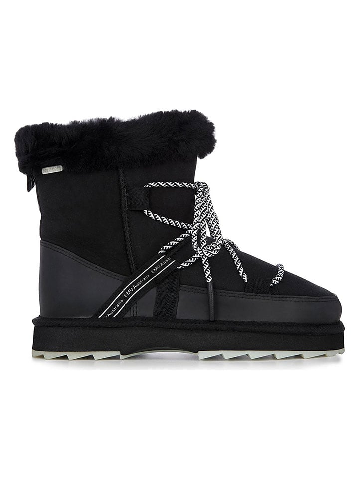 EMU Australia Leder-Winterboots in Schwarz - 36