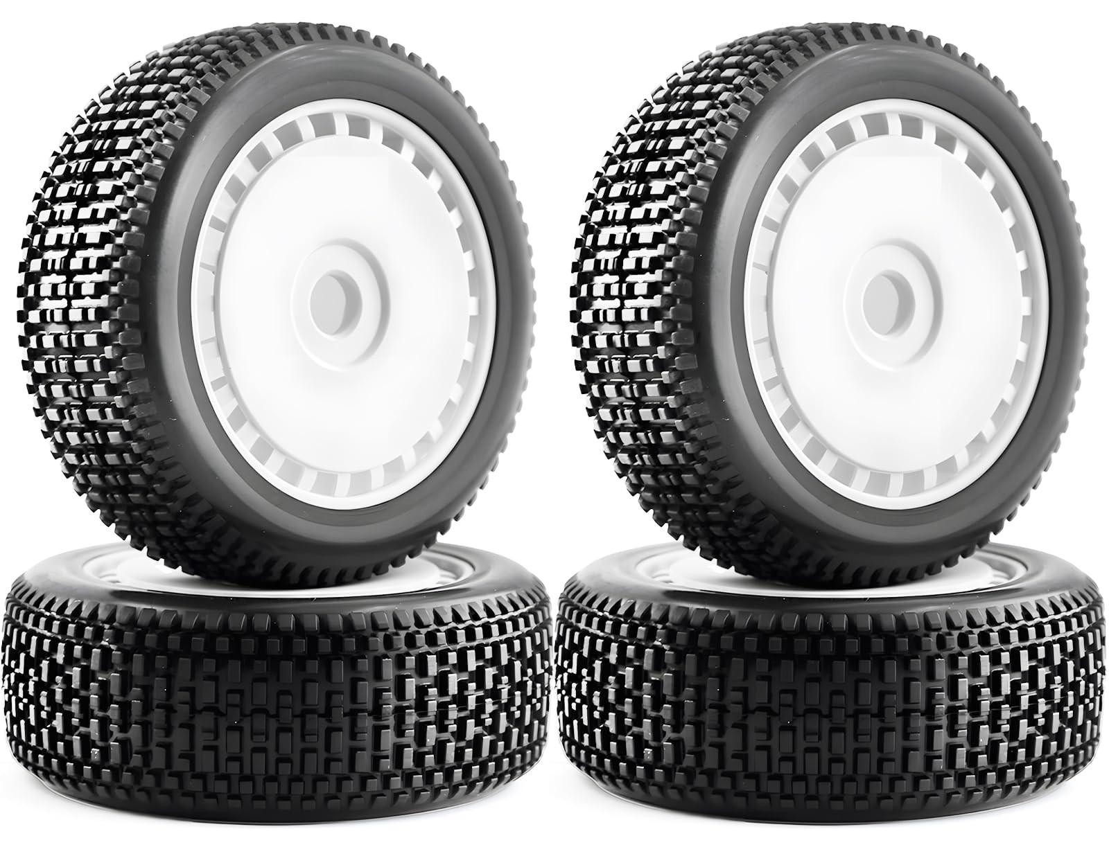 Merkloze 1/8 RC Off-Road Buggy Racing Banden met Foam Inserts