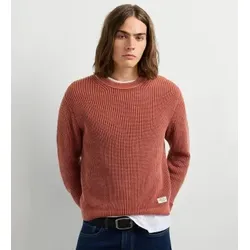 Pepe Jeans für Herren. PM7000093 Pullover Dorian Crew orange (M), Lässig, Baumwolle, Langarm
