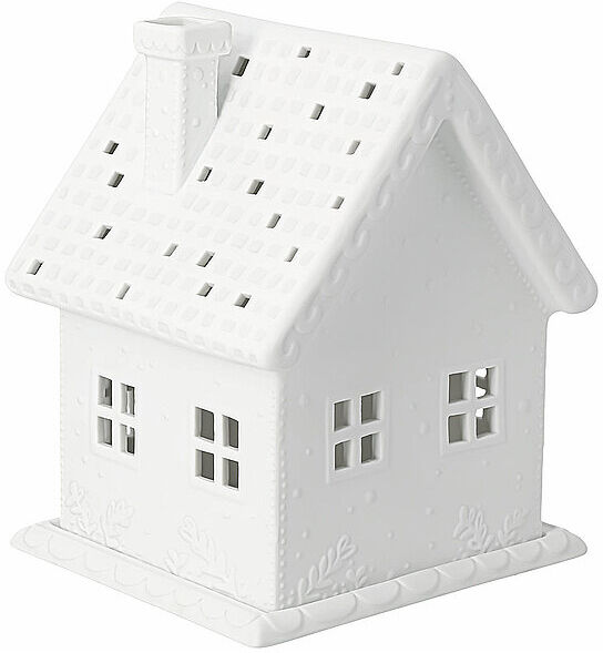 RAEDER Weihnachts Lichterhaus RANKEN 13,7x17cm Weiss weiss B