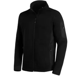 Strick Fleecejacke "CHRISTOPH" - M - schwarz