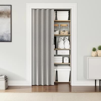 Techni Home Home Studio PVC Foldable Accordion Door, Space-Saving, Room Divider Door