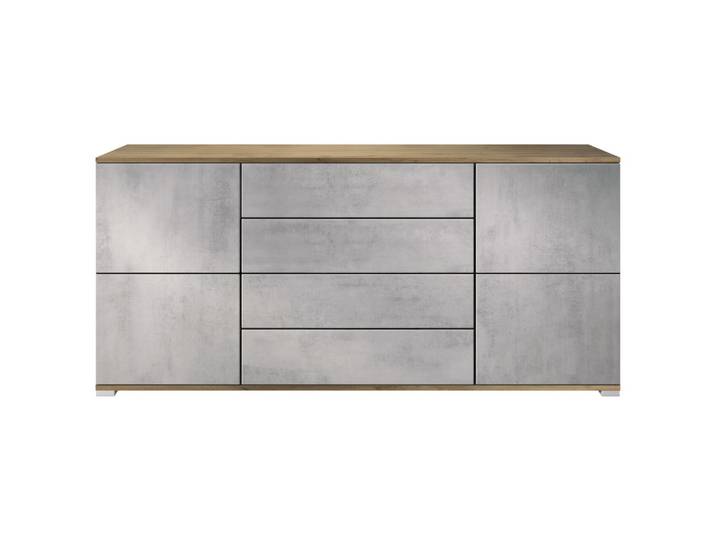 SIDEBOARD Rova Beton Oxid Optik