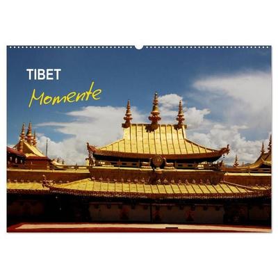 Tibet Momente (Wandkalender 2027 DIN A2 quer), CALVENDO Monatskalender