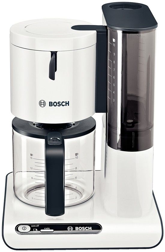 Bosch TKA8011 Styline 15 Tassen Filterkaffeemaschine 1,2 l (Anthrazit/Weiß)