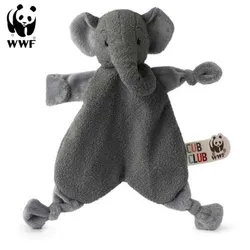 Cub Club - Schmusetuch Ebu der Elefant (grau, 30cm)