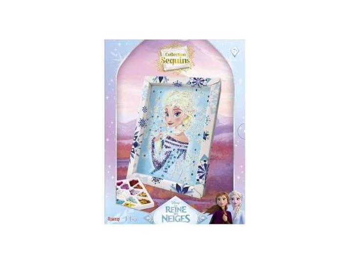 Lansay - Sequins Elsa Die Eiskönigin - Funkelndes Bild - Ab 7 Jahren