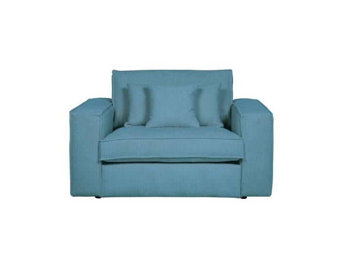 Fauteuil CLOUD tissu bleu