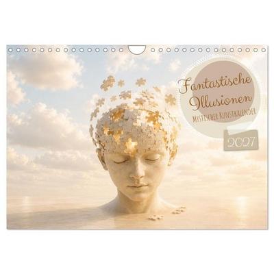 Fantastische Illusionen - Mystischer Kunstkalender (Wandkalender 2027 DIN A4 quer), CALVENDO Monatskalender