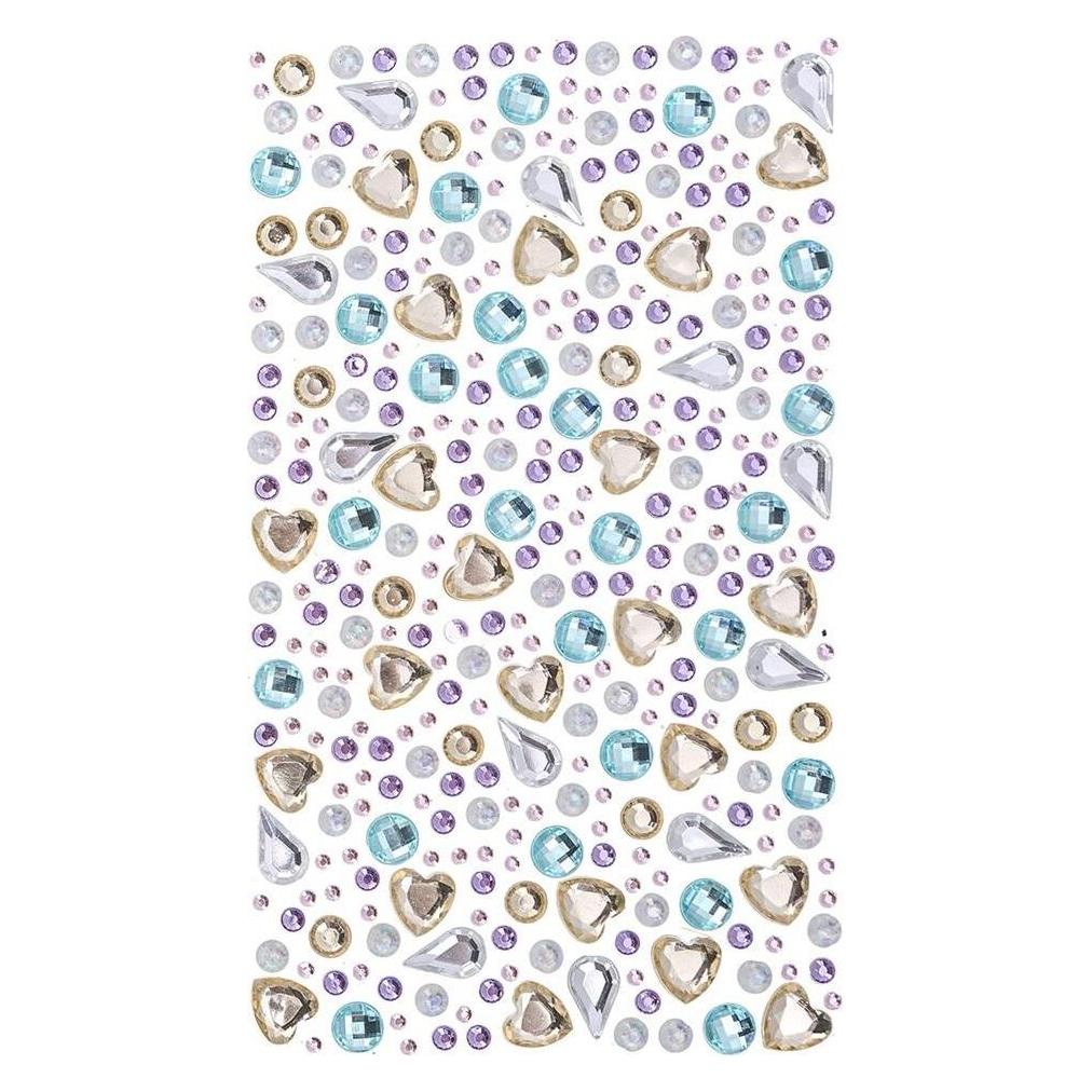 DP Craft Pastellfarbene selbstklebende Kristalle 252 Stk (48994032)