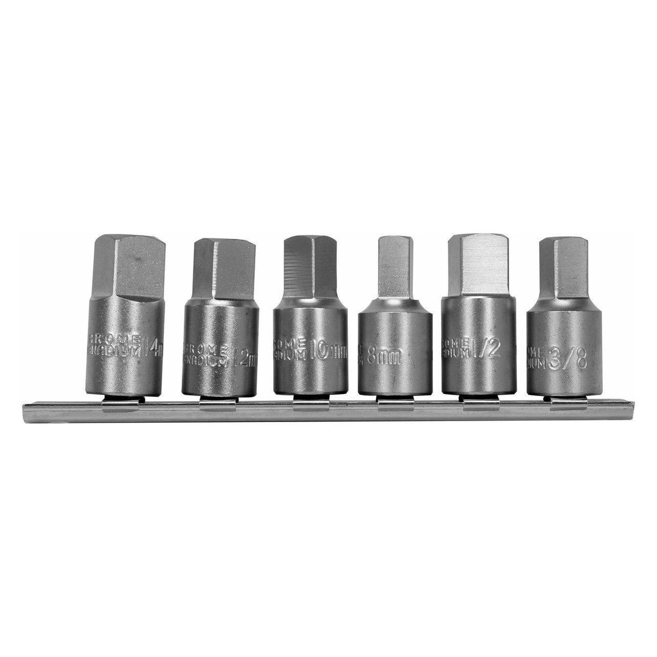 Yato YT-05997 Profi-Ölablassschrauben-Set, 6-teilig (YT-05997)