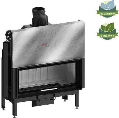 Kaminofen Hitze ARDENTE 105×43.G 19 kW Kaminofeneinsatz Ofen Holzofen Kamin Einsatz