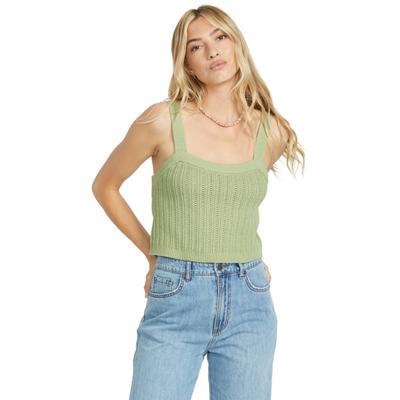 Sweatshirt BILLABONG "Tropic Rome", Damen, Gr. L, grün (pistachio), Obermaterial:100% Walkfrottier., Pullover Sweatshirt