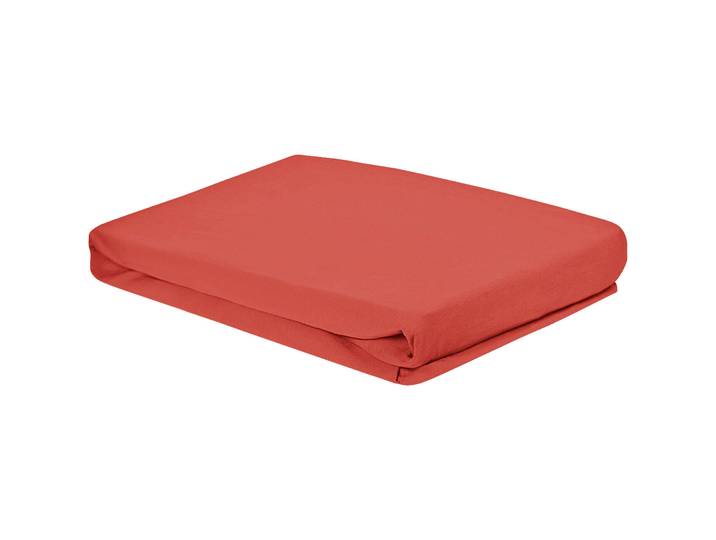 Fixleintuch Esprit Uni Cayenne Baumwolle 160 x 200 cm - Material: 97% Baumwoll-Jersey, 3% Elasthan