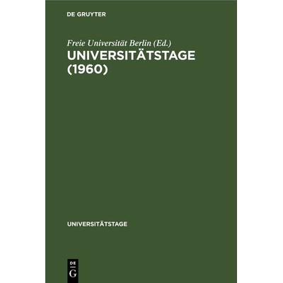 1960, Gebundene Ausgabe von , De Gruyter, 978-3-11-241423-1