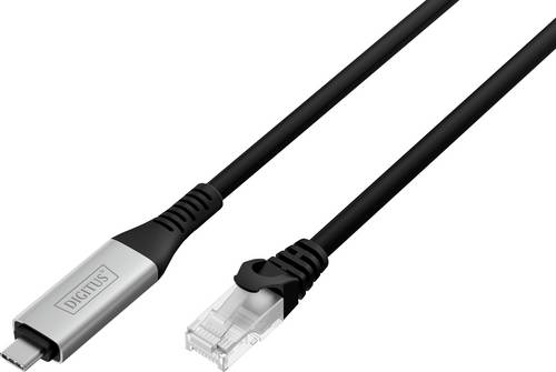 Digitus USB 3.1 Gen 1 (USB3.0), USB 3.2 Gen 1 (USB 3.0), USB, USB-C Adapterkabel [1x USB, USB 3.2 Gen 1 (USB 3.0) - 1x RJ45