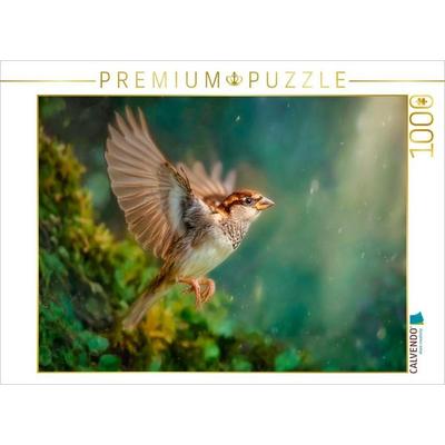 CALVENDO Puzzle Federleicht und frei | 1000 Teile Lege-Größe 64x48cm Foto-Puzzle für glückliche Stunden