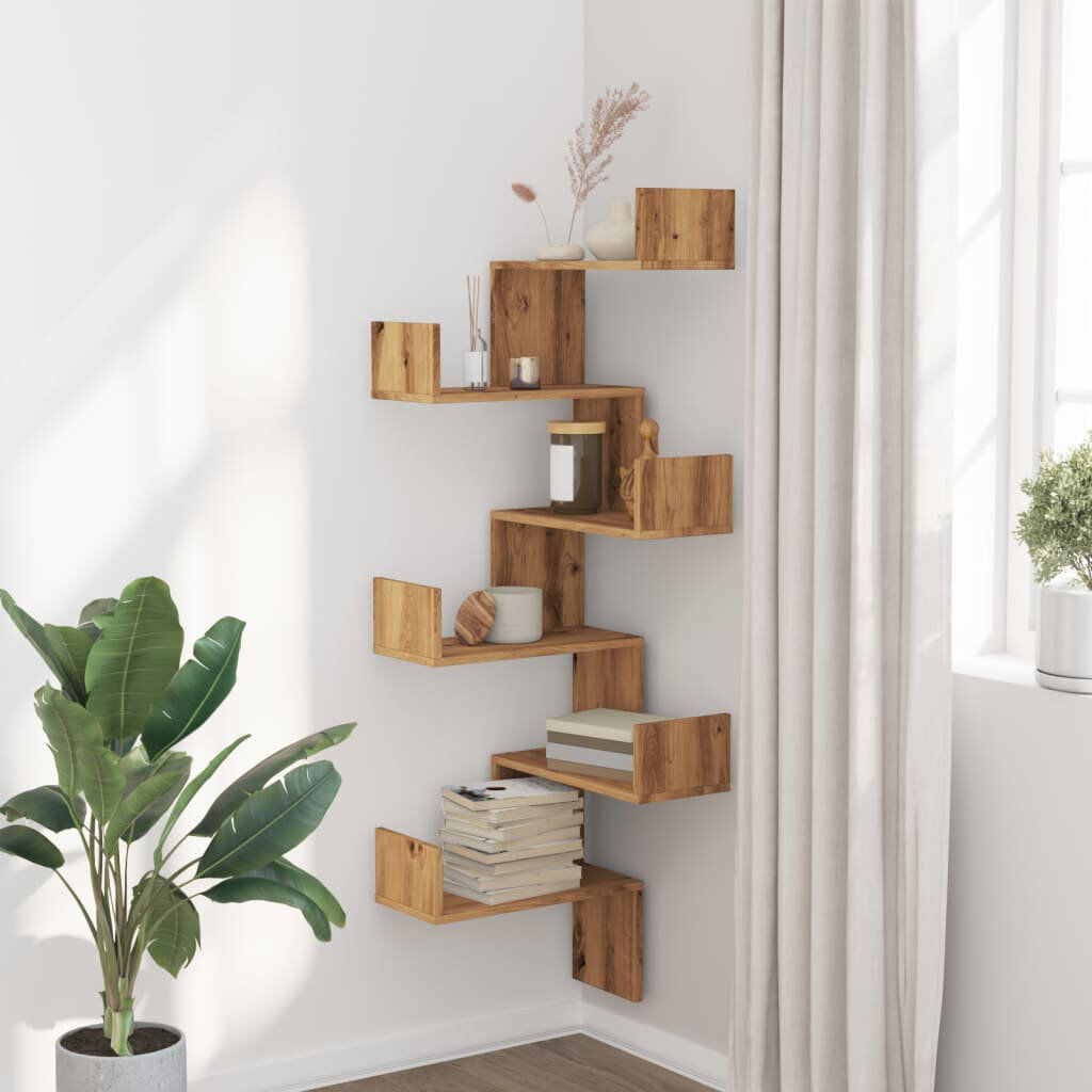 17 Stories Rombout Floating Shelf Artisan Oak