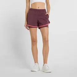 NEW BALANCE Damen Shorts Womens Running Short, Größe L in Lila 41225
