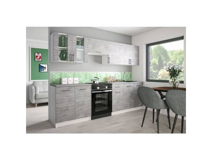 Cuisine Leco Beton 260 plan de travail en béton