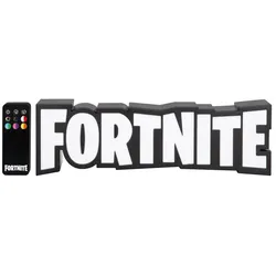 Paladone Products Fortnite Logo LED RGB-Lampe, Weiteres Gaming Zubehör, Schwarz