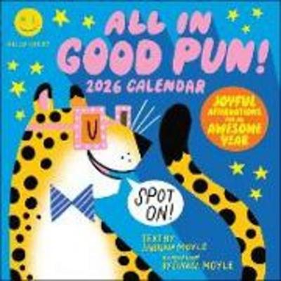 Hello!lucky All in Good Pun 2026 Wall Calendar