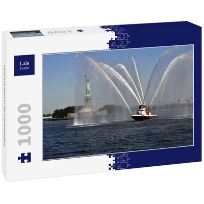 Lais Puzzle Feuerwehrboot an der Freiheitsstatue 1000 Teile