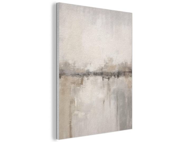 MuchoWow Akustikbild - Moderne Kunst - Abstrakt - Beige - 50x70, Kunststoff, Rechteckig, 50x70x0.9 cm, Wandverkleidung, Akustikpaneele