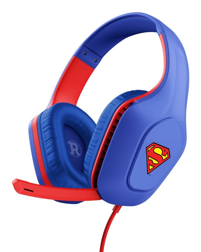 Trust Over-Ear Gaming Kopfhörer kabelgebunden GXT415SM Zirox (Blau/Rot) 25738