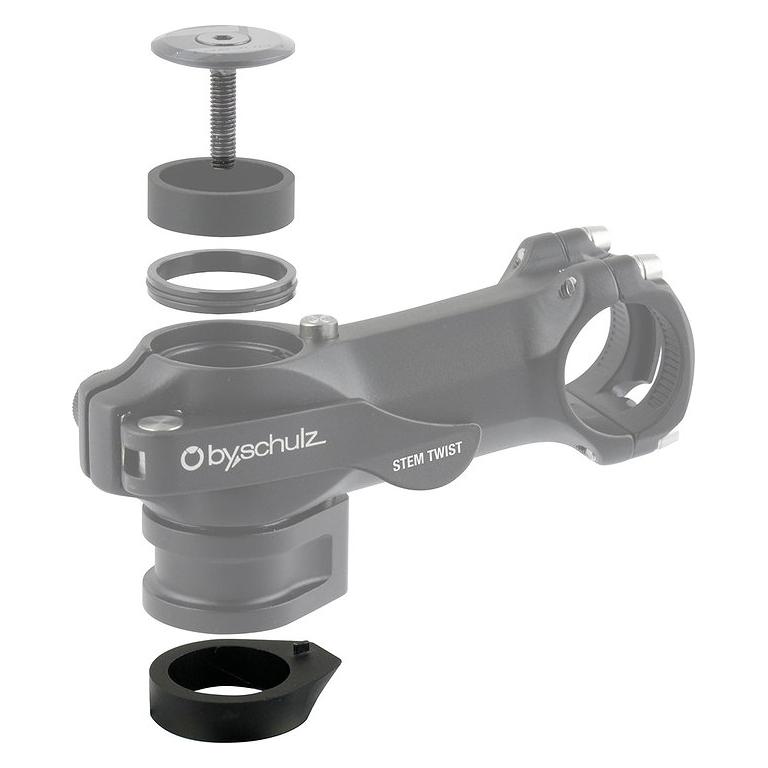 By.schulz Unisex - Erwachsene Spacer-03169232 Spacer, Schwarz, Einheitsgrösse (10597)