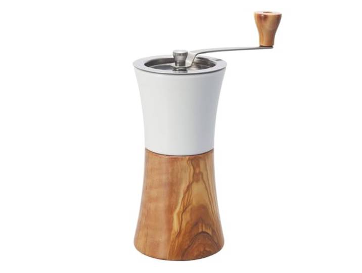 Hario Olive Wood Ceramic Coffee Mill Kaffeemühle aus Olivenholz, Keramik/Holz