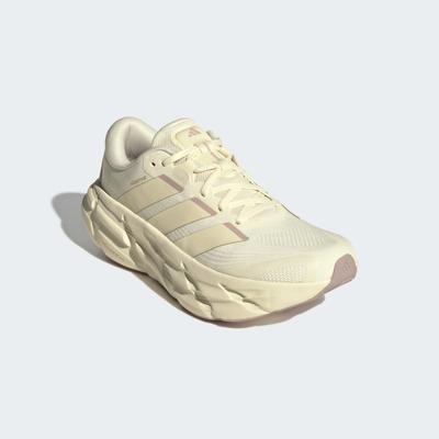 Laufschuh ADIDAS PERFORMANCE "ADISTAR 5", Damen, Gr. 41, beige (cream weiß, warm vanilla, dual lila), Synthetik, Textil, Schuhe Laufschuh, weiche und stabile Dämpfung