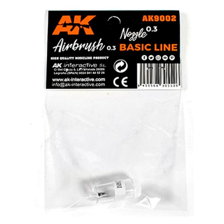 AK Interactive 0.3 Nozzle (Airbrush Basic Line 0.3) (AK9002)